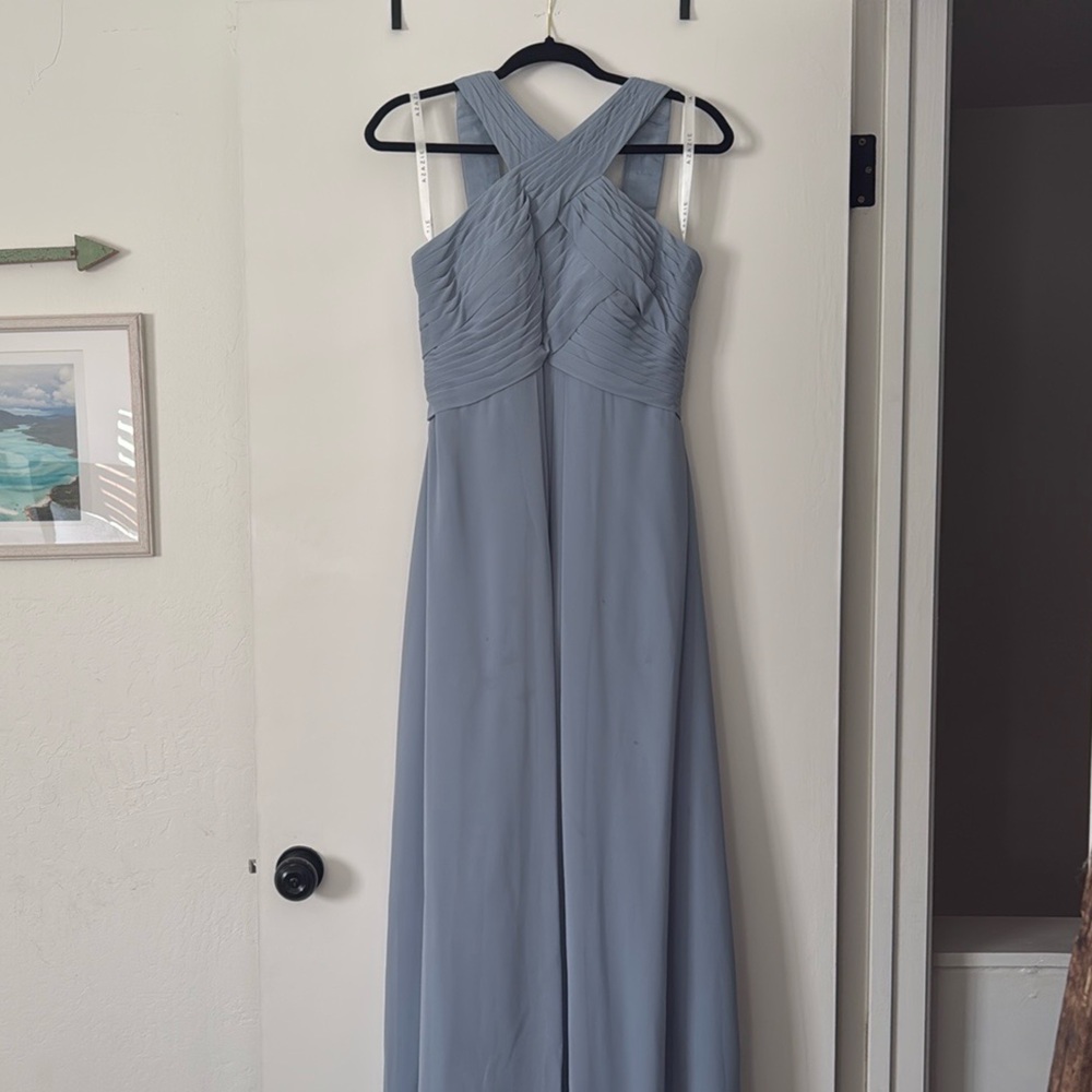 Azazie Dusty Blue Bridesmaid Dress